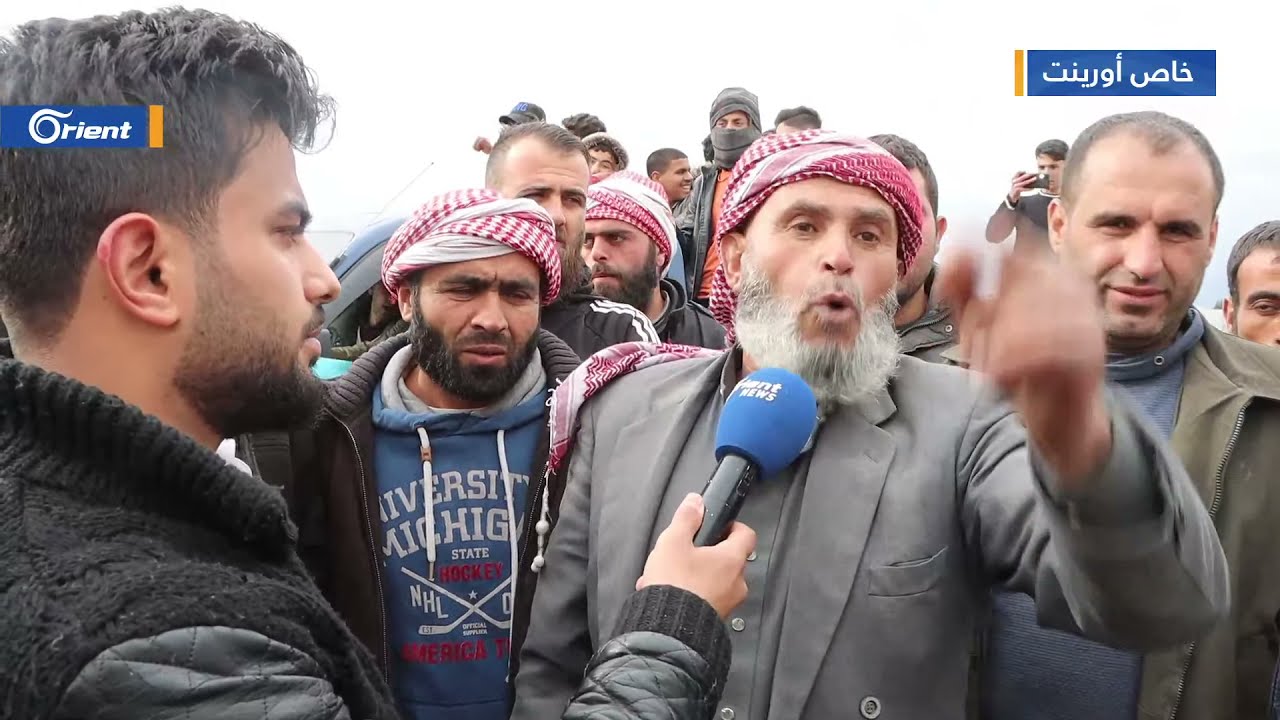 مظاهرة لأهالي قرية سوسيان بريف حلب.. مراسل أورينت يرصد مطالبهم واحتجاجاتهم على المجلس المحلي