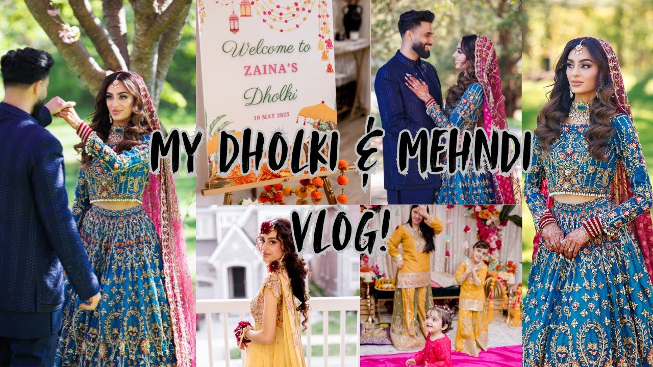 My Dholki and Mehndi Vlog!!