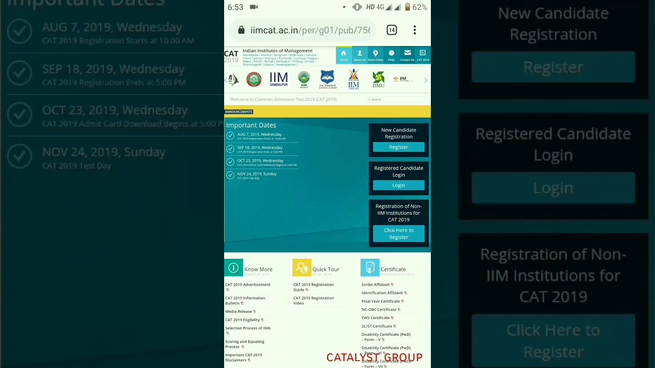 HOW TO FILL CAT 2019 FORM? VIDEO IN DETAIL by Apti Expert #Rahul Sir