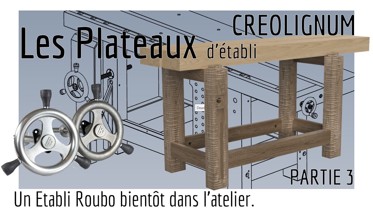 Etabli ROUBO #8 Le plateau pt3, dernière partie.