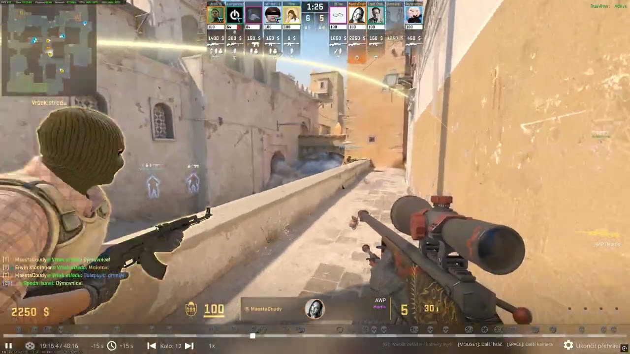 Counter strike 2 - ACE 1v5 (AWP)