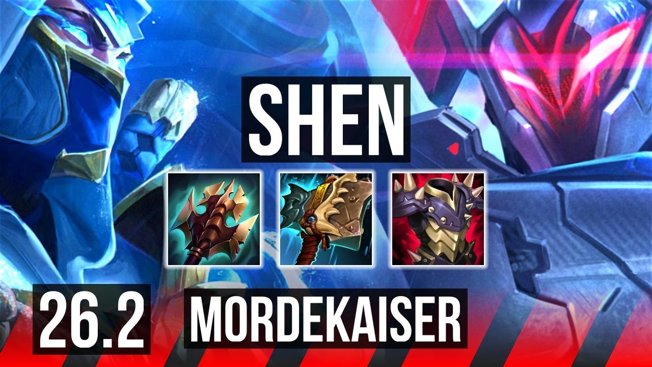 SHEN vs MORDEKAISER (TOP) | 39K damage | EUW Master | 26.2