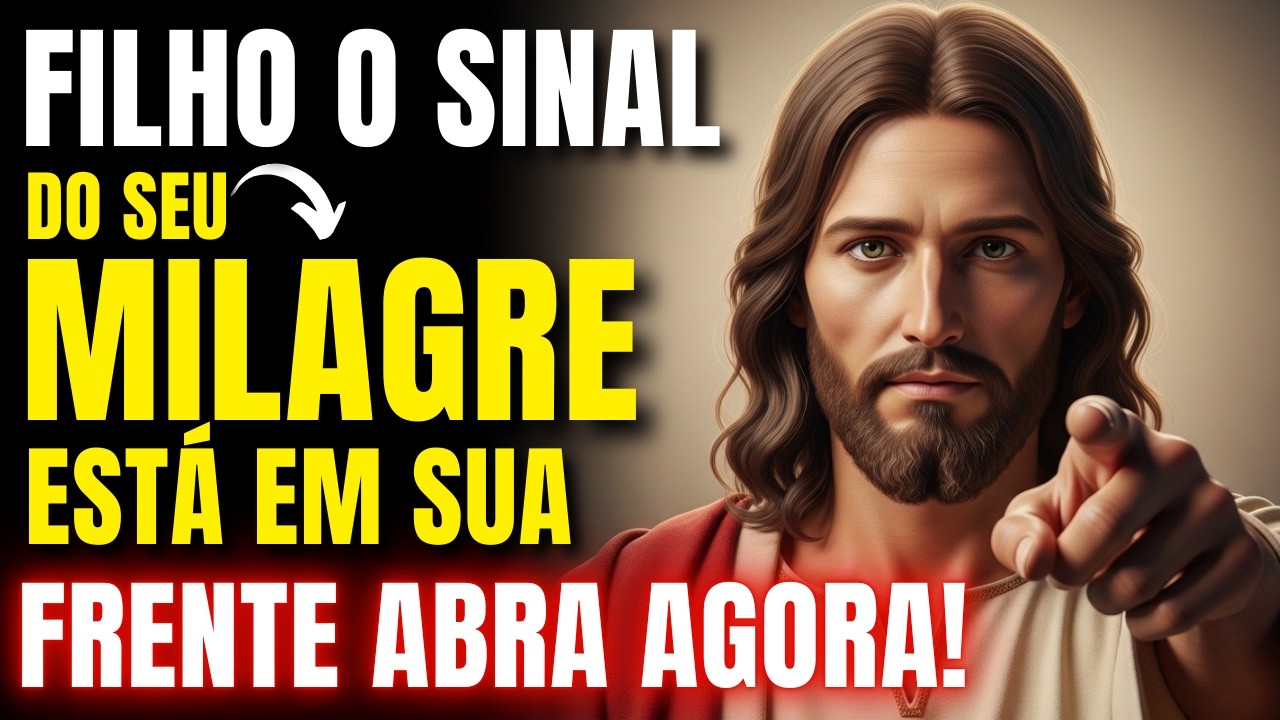 DEUS DIZ HOJE: ALGO URGENTE VAI MUDAR SUA HISTÓRIA AGORA | MENSAGEM DE DEUS
