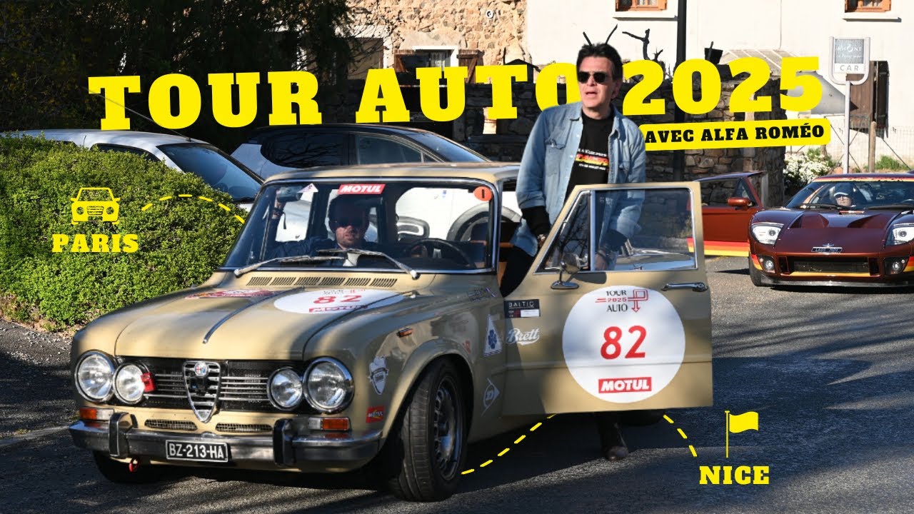 Vivez le Tour Auto 2025 à bord de notre Alfa Giulia !