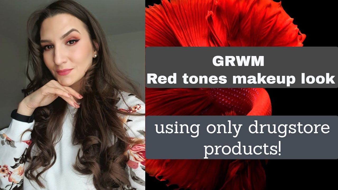 GRWM Red Tones Makeup Look feat. Revolution Forever Dynamic - Dynasty