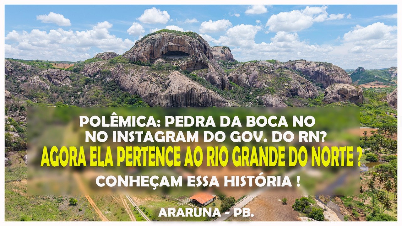 A PEDRA DA BOCA ESTÁ NAS PÁGINAS DO GOVERNO DO RN