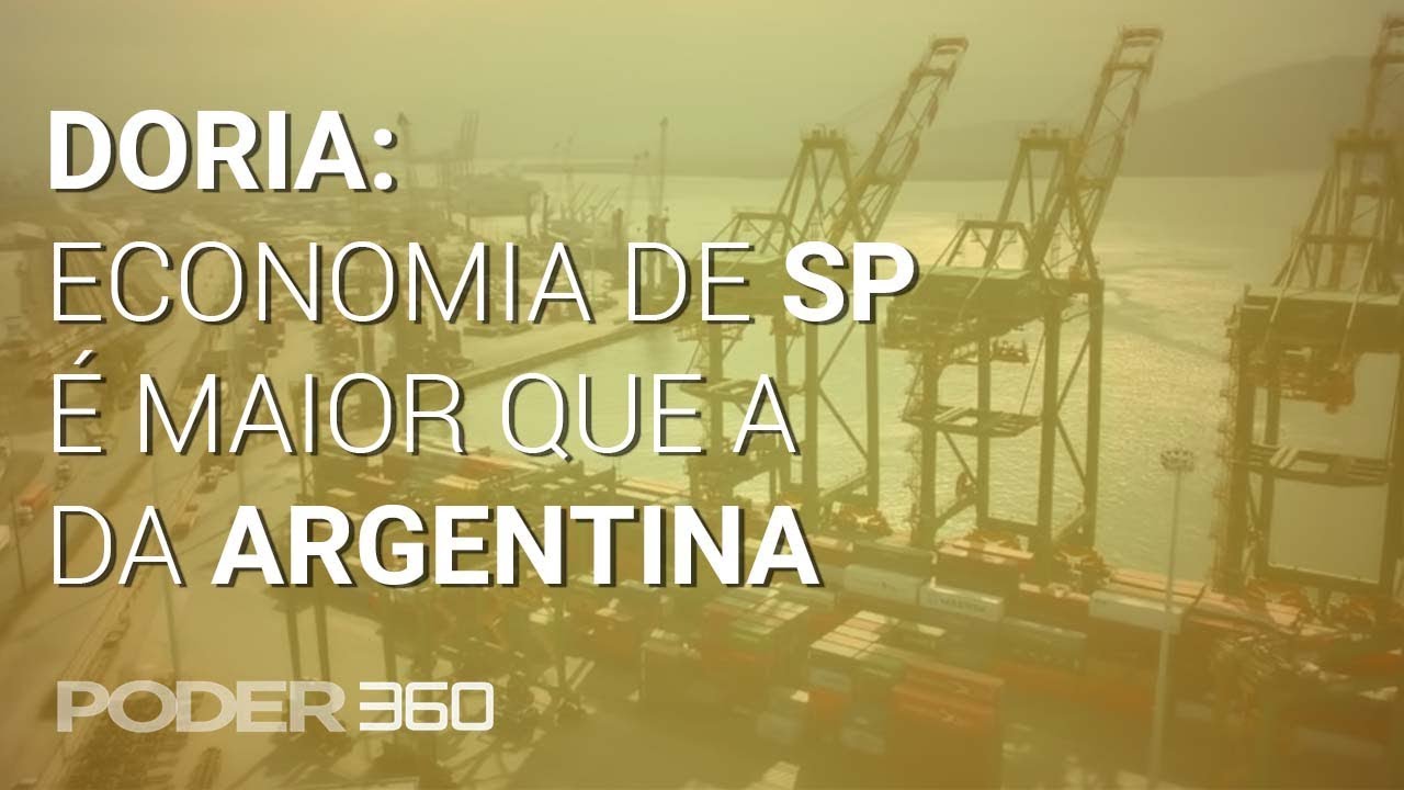 Doria: Economia de SP &eacute; maior do que a da Argentina
