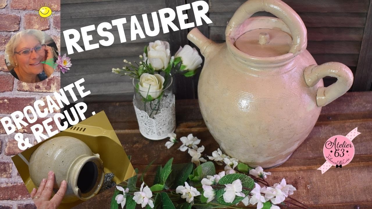 ✅🛠️ Comment RESTAURER une ancienne CRUCHE ♻️ 