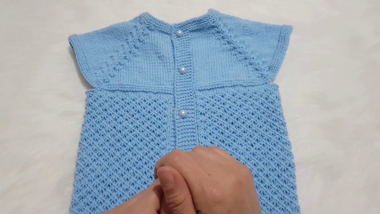 Bebek Yeleği Baştan Sona Detaylı Anlatım Yıldız Modelli ❤