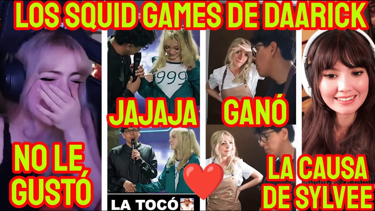 SYLVEE Y OXY REACCIONAN  A LOS SQUID GAMES DE DAARICK + LA CAUSA GANADORA DE SYLVEE EN PERÚ XD
