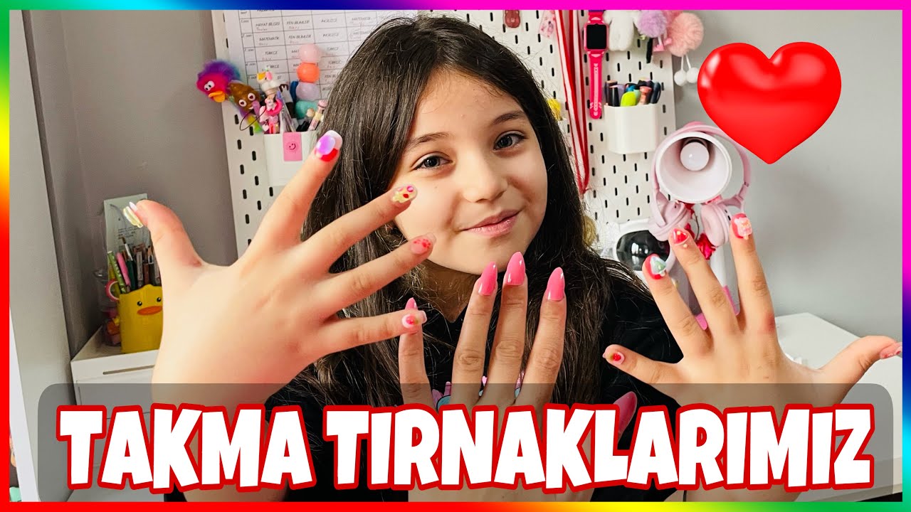 DERİN İN İLK TAKMA TIRNAKLARI | ANİME TIRNAKLARI