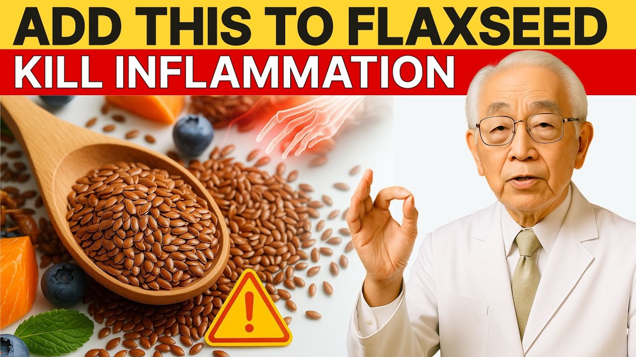 Japan’s Oldest Doctor: Flaxseed Alone Doesn't Work – Add This to Kill Inflammation
