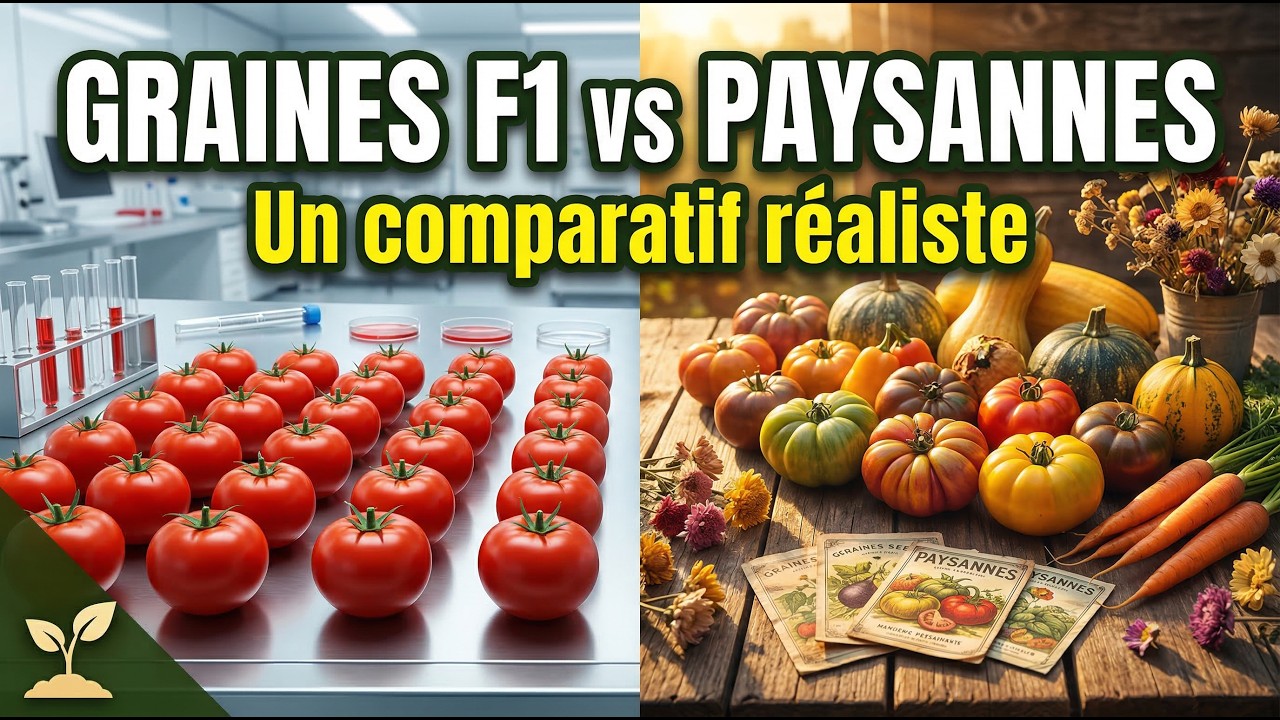 Graines F1 vs Paysannes — Un comparatif réaliste