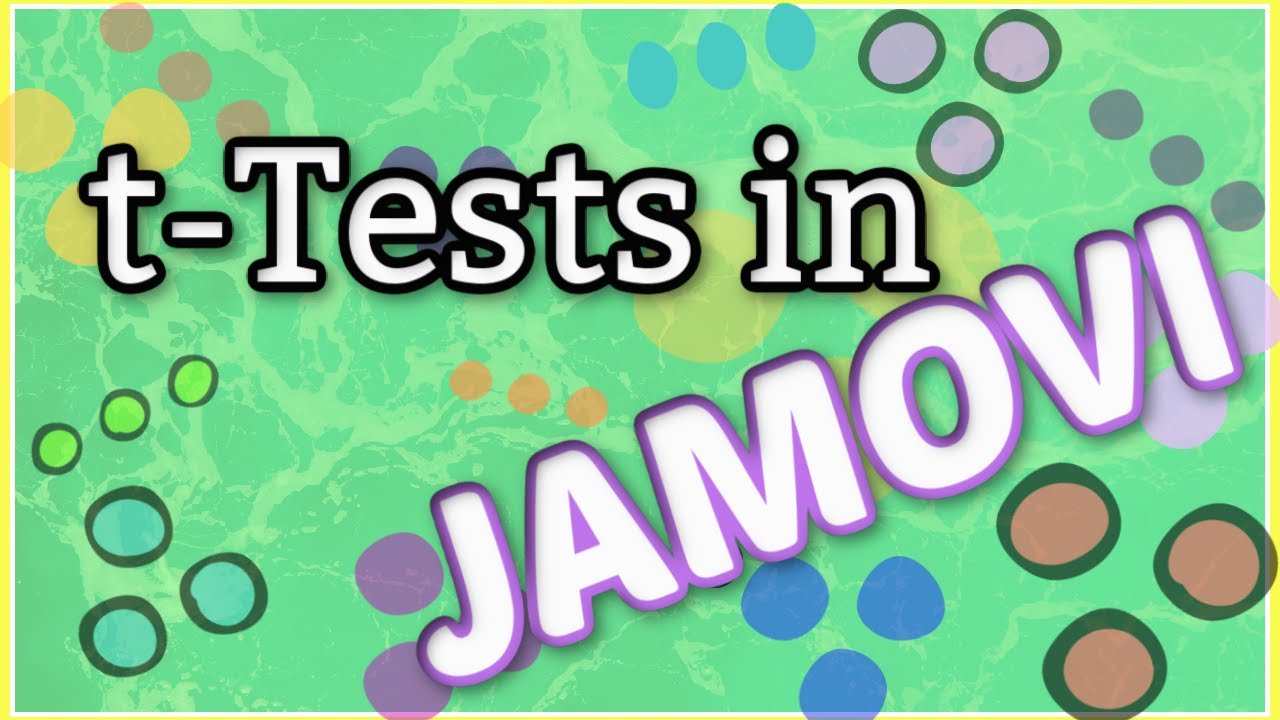 T Tests in Jamovi