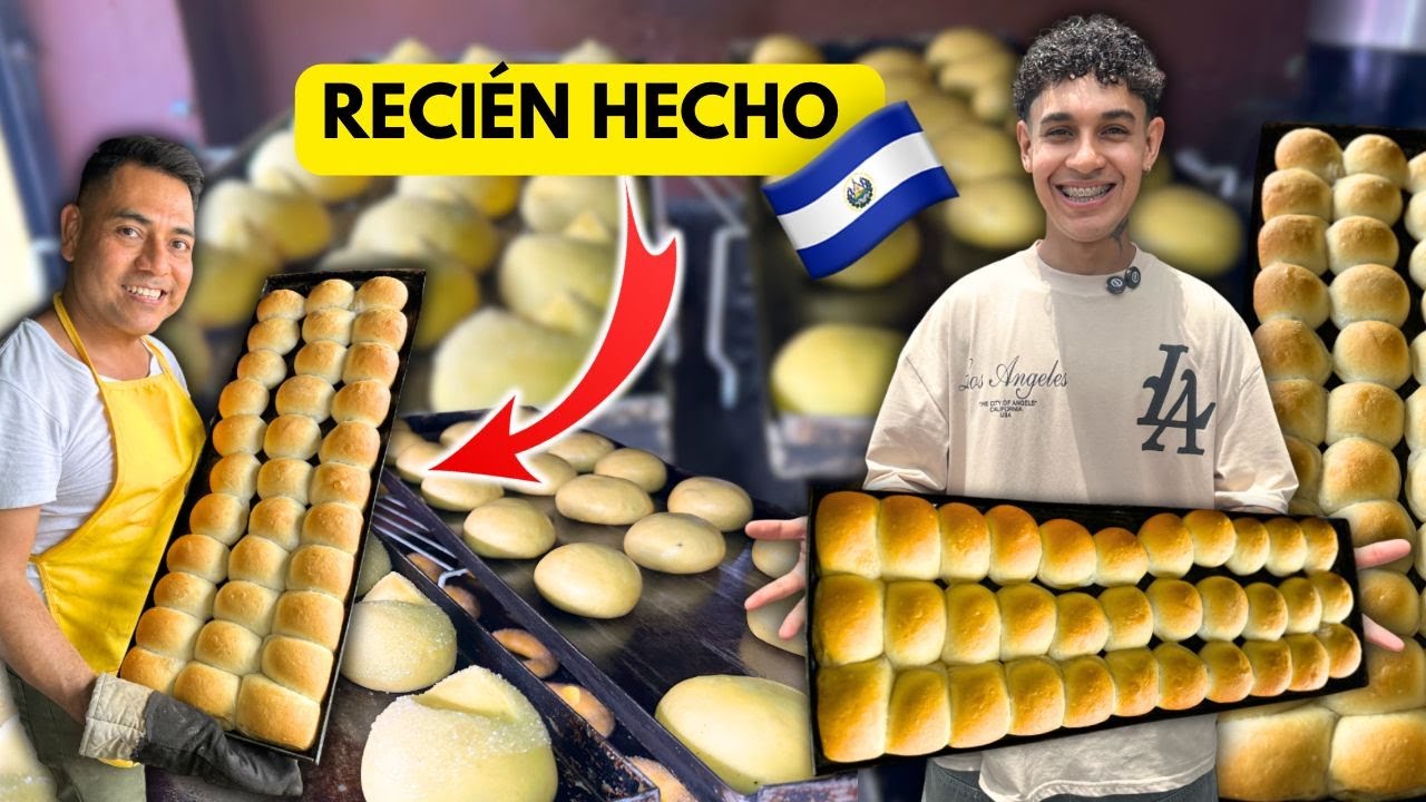 Pan Francés y Pan Dulce ¡Recién Salidito del Horno!🤤🇸🇻😮‍💨