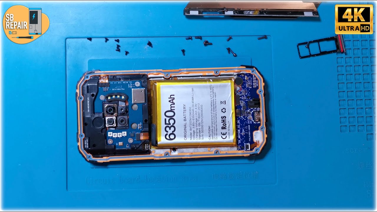 Замена разъема для зарядки Doogee S96Pro #doogee #repair