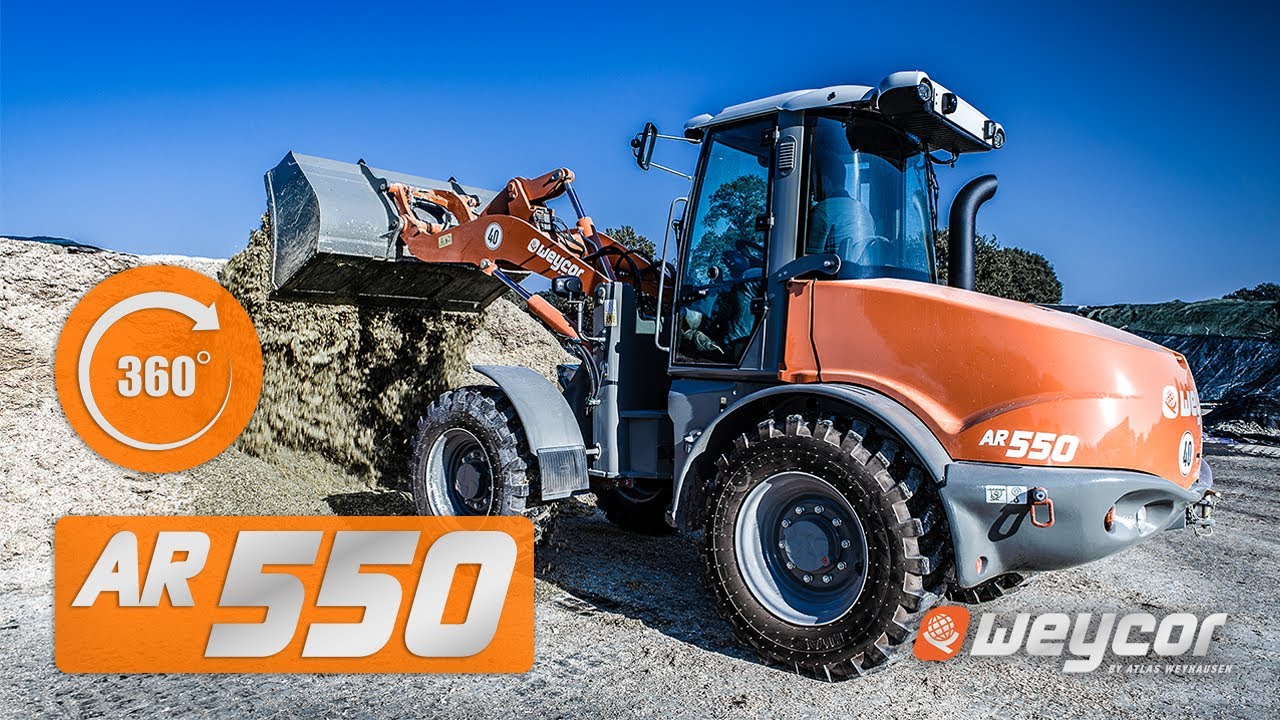 360&deg; Film | Drohne | Radlader weycor AR550 | Maissilage & Landwirtschaft | ATLAS Weyhausen GmbH