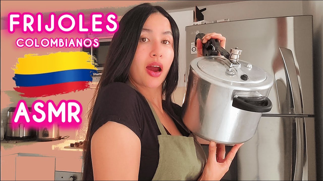 ASMR COCINANDO FRIJOLES 🥘 COLOMBIANOS RELAJANTES para ir a DORMIR PROFUNDAMENTE