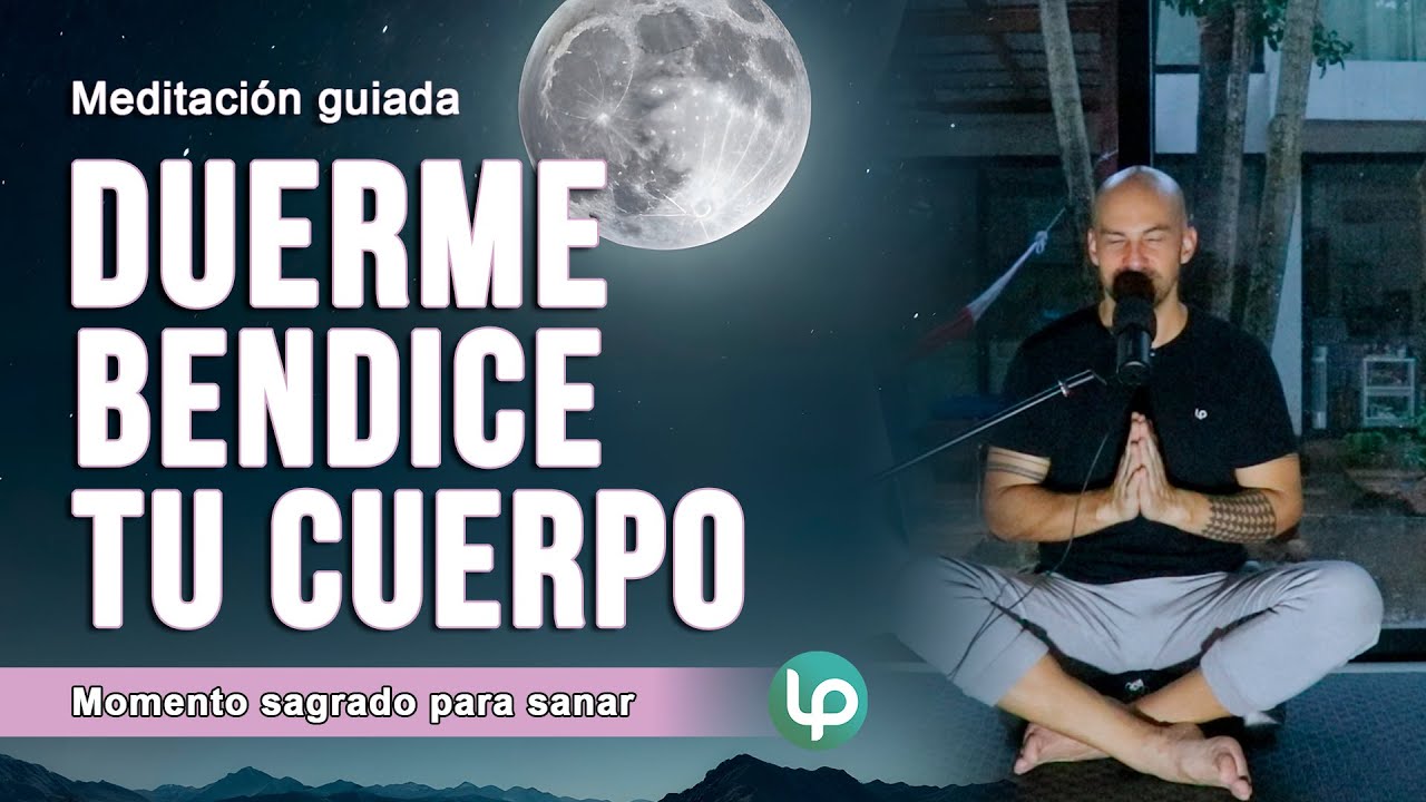 MEDITACIÓN PARA DORMIR PROFUNDO y LIBERAR tensión del CUERPO 💙 (Sonido de lluvia)