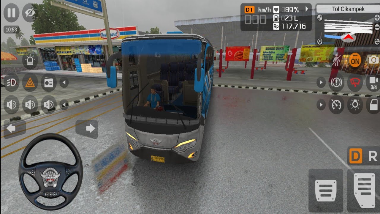 Bus Simulator Indonesia Game 3D- Big Bus Drive Offroad And City - Android Gameplay  ;