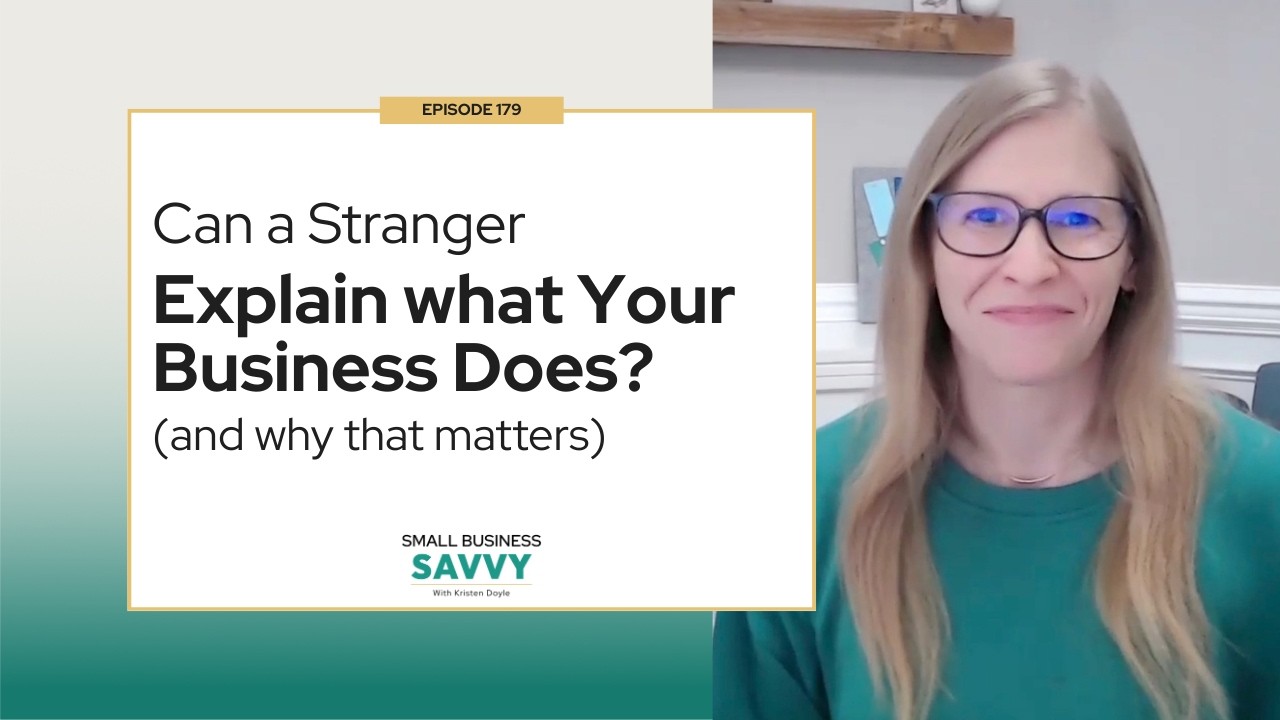 Can a Stranger Explain What Your Business Does?