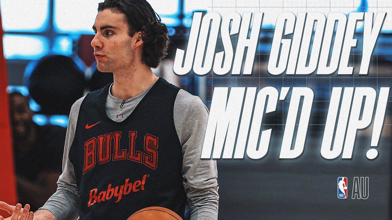 Josh Giddey Mic'd Up At Bulls Practice! Leadership on Full Display! 🔥