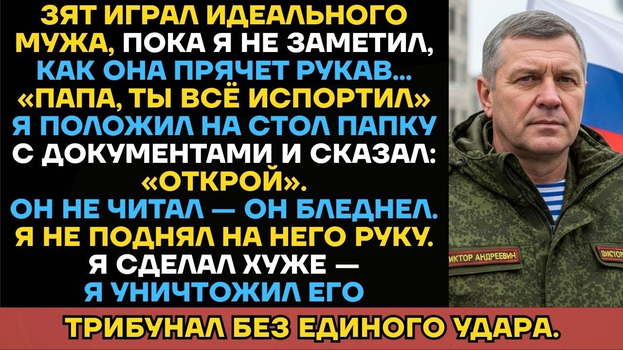 Зять Издевался Над Моей Дочерью Два Года. Я Увидел Синяки Под Рукавом. Через Месяц Он Сам...