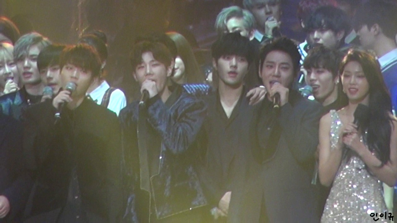 161229 가요대축제 - 걱정말아요 그대 - 성규ver.