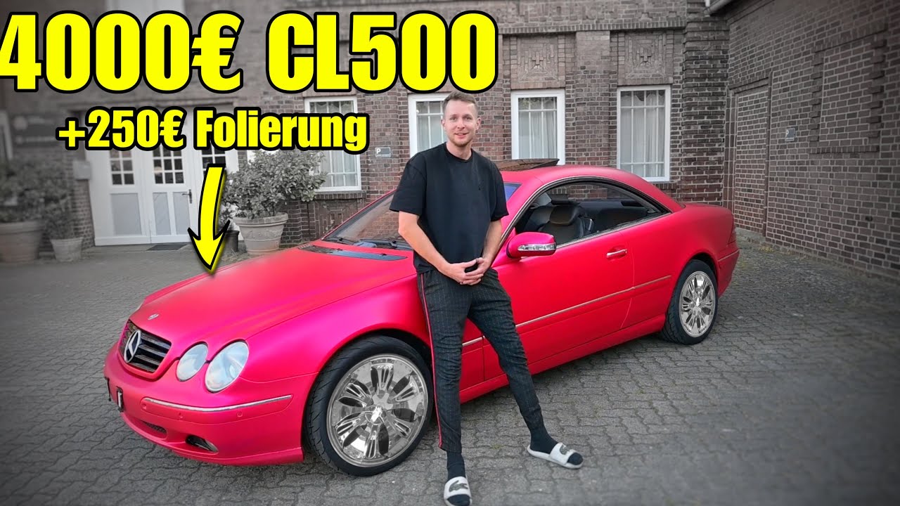 Vom Scheunenfund zum Traumwagen? CL500 SELBER FOLIERT (nie wieder)