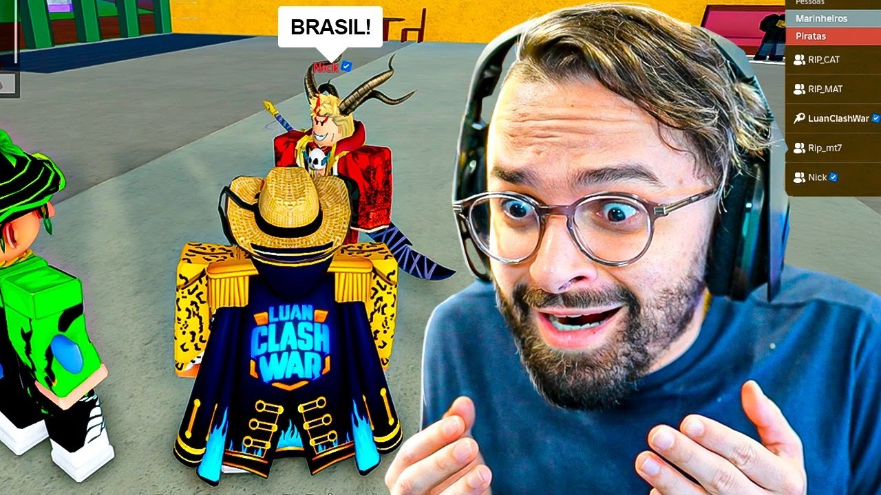BLOX FRUITS SE ARREPENDEU E TIROU MEU BAN