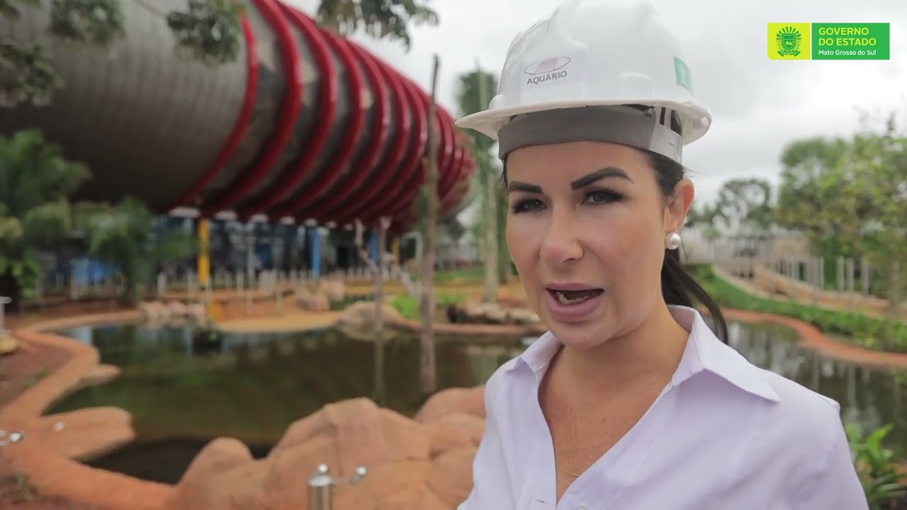 Aquário do Pantanal: Por dentro da obra | Governo de MS