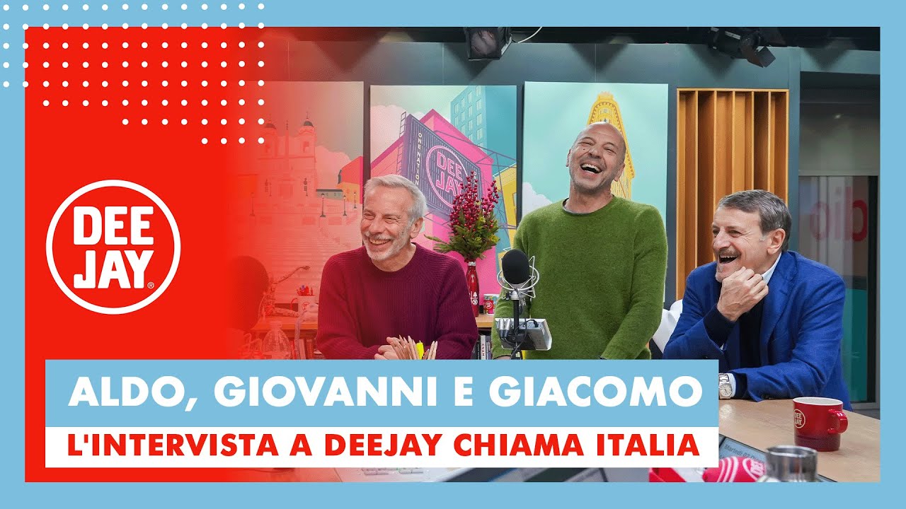Aldo, Giovanni e Giacomo a Deejay Chiama Italia: 