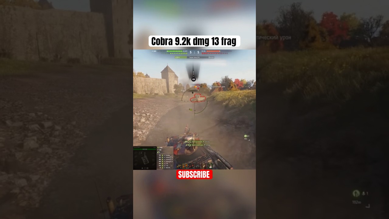 Cobra 9.2k dmg 13 frag 
