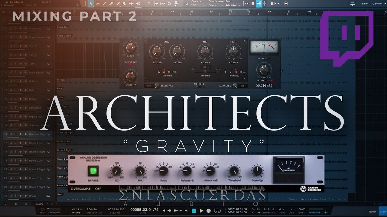 MEZCLA MUSICAL Y DINAMICA  con ARCHITECTS II DIRECTO COMPLETO de TWITCH
