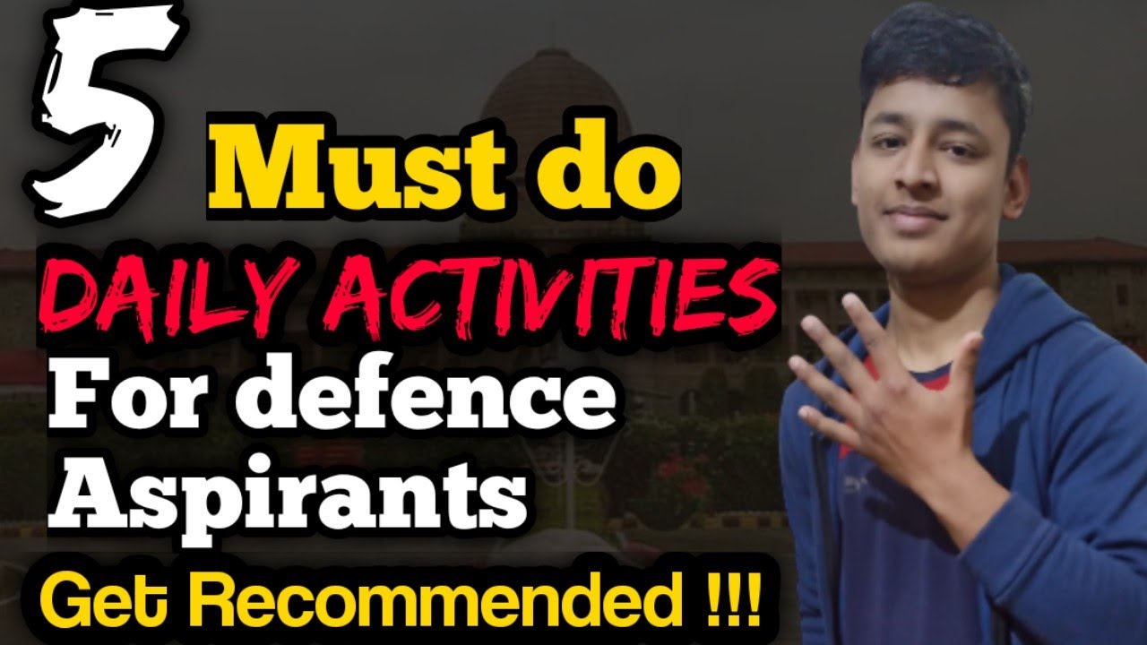 SSB preparation at home | 5 Must do daily activities for defence Aspirants | Hobbies for ssb .
