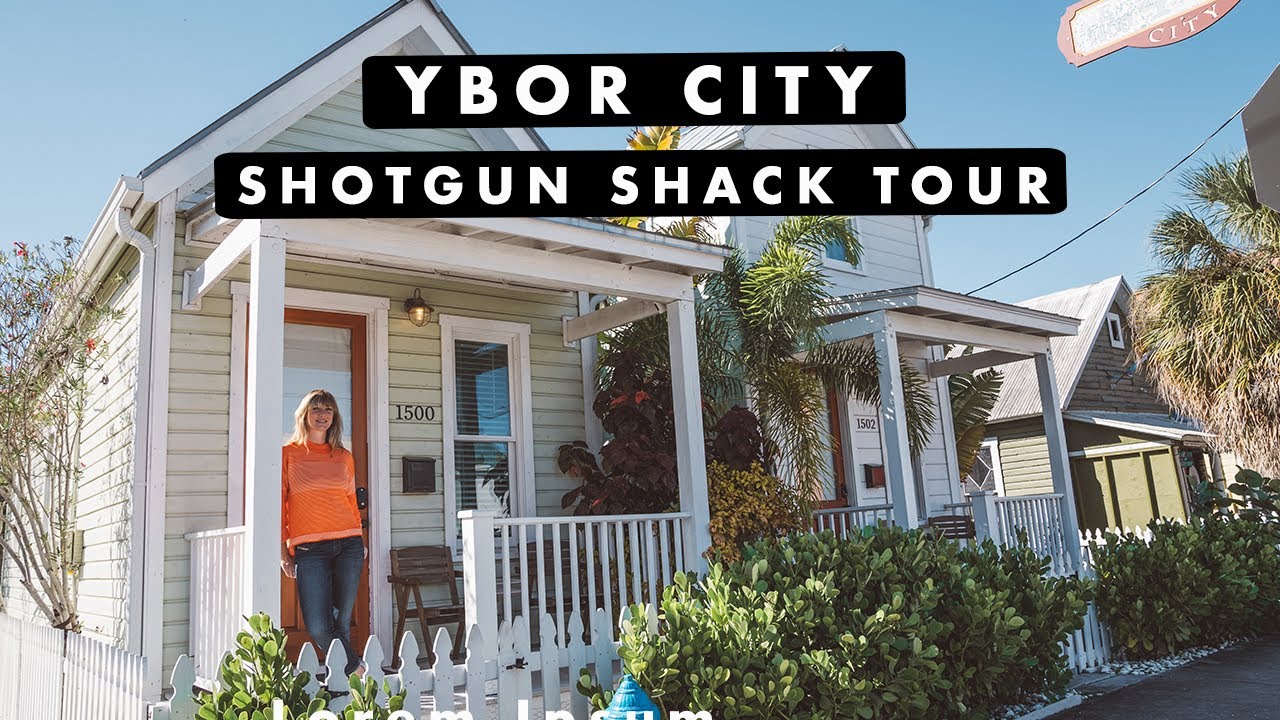 Полный тур Airbnb по двум современным домам Shotgun House в историческом районе Ибор-Сити, Тампа ...