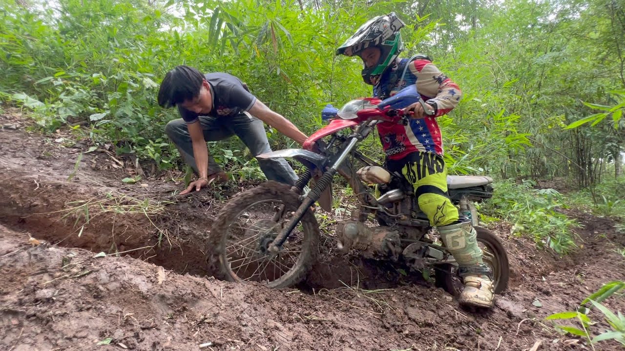 Enduro underbone Phayao. เอ็นดูโร่เนินดินดำอ่างห้วยเหลินแม่กา พะเยา