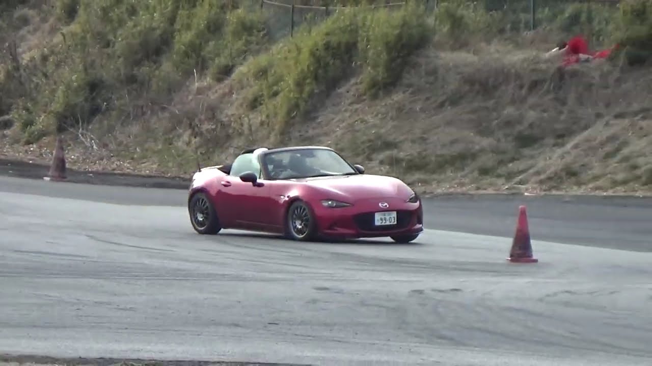 【じぇっと】NDロードスタージムカーナ 2026/2/14 浅間台スポーツランド Aコース（540°ターンあり） ブリヂストン Bridgestone RE-71RS