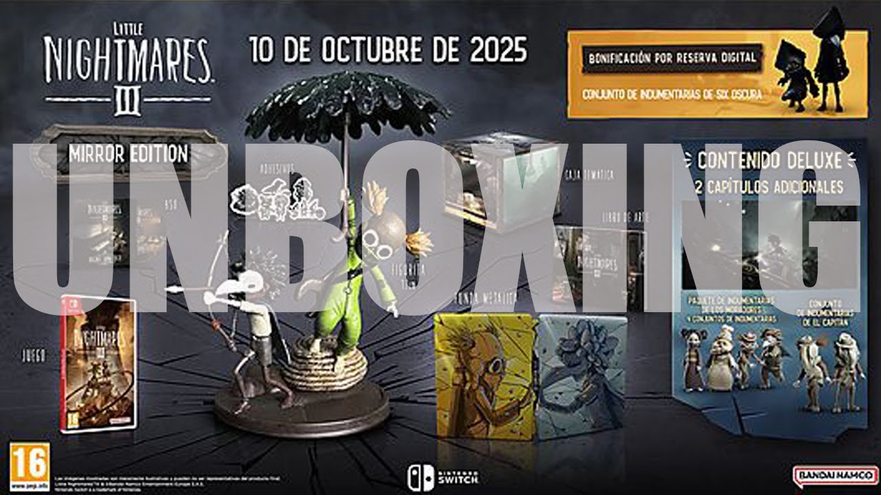 🎭 Unboxing Little Nightmares III: Mirror Edition for Nintendo Switch
