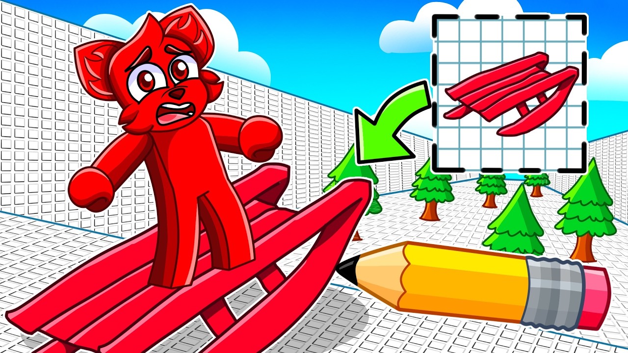 NARYSUJ i ZJEDŹ NA SANKACH w Roblox!