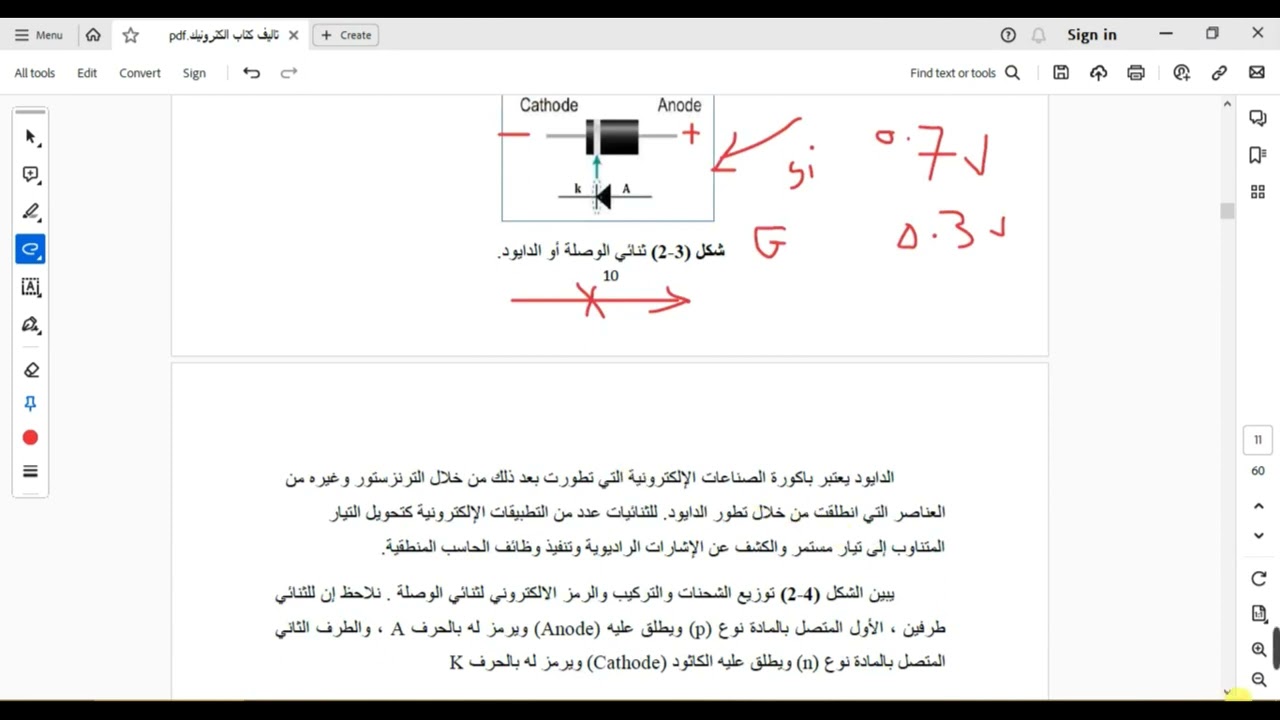 ألمحاضرة الثانية ثنائيات اشباه الموصلات