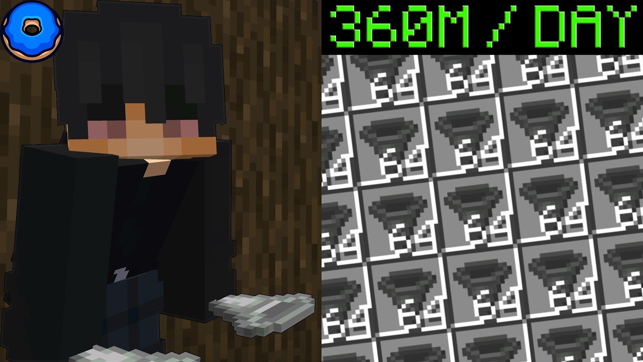 I made MILLIONS with Hoppers on the DonutSMP