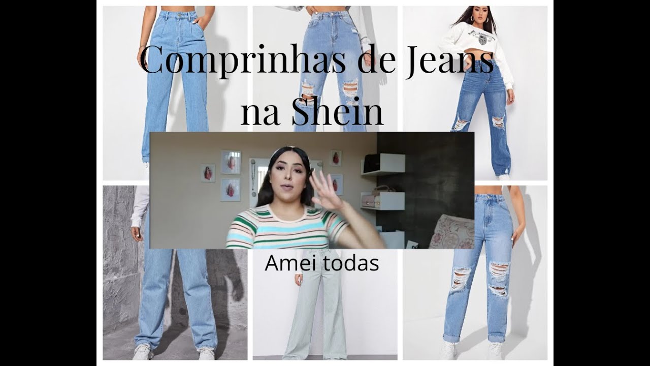 COMPRINHAS DE CALÇAS JEANS DA SHEIN 🤩. #shein #look #comprinhas.