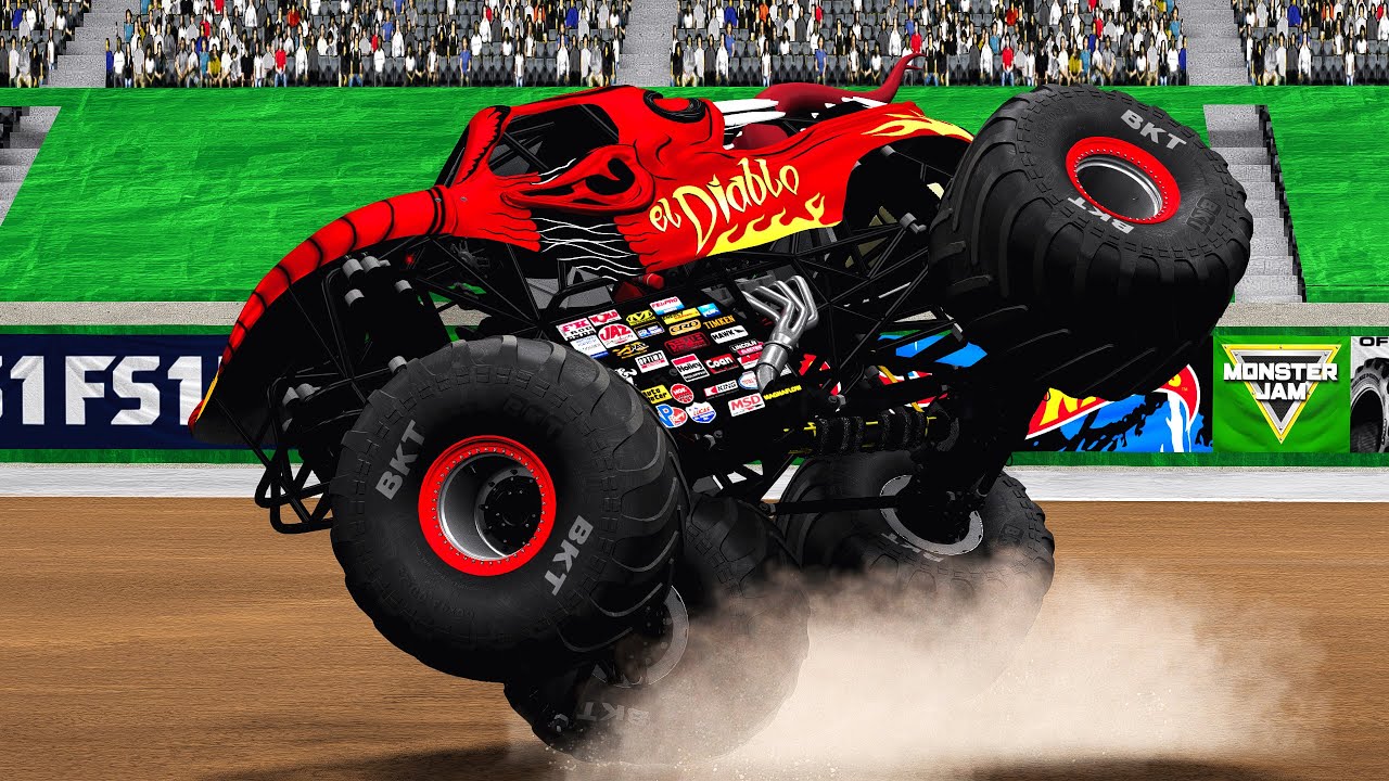 Crashes and Saves #52  I  BeamNG.Drive Monster Jam