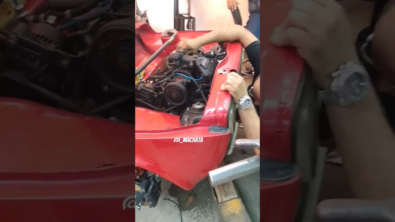 Primeira partida fiasa 1300cc turbo - Fiat 147 pick-up #turbo #Fiat #turboterapia #fueltech