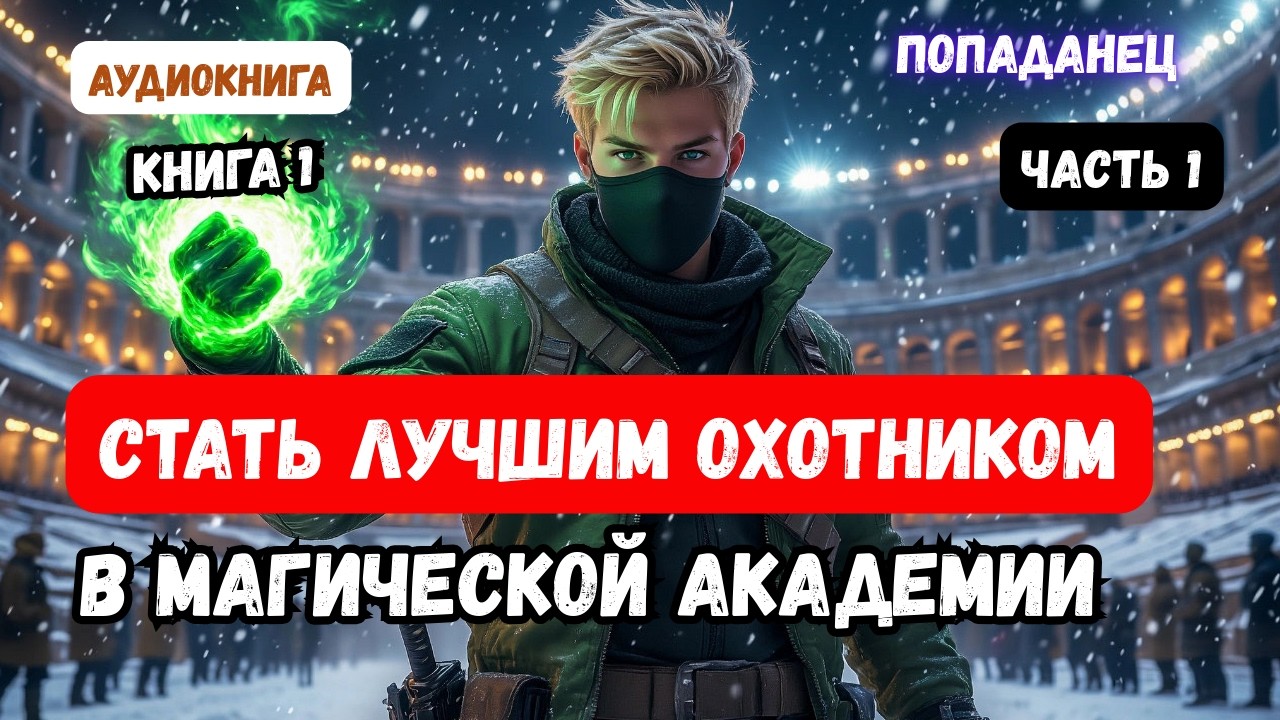 АУДИОКНИГА | ПОПАДАНЦЫ |  Охотник монстров в академии приручения | ЮМОР ФЭНТЕЗИ | КНИГА 1 | 1