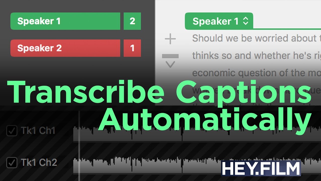 Automatic Captions for Videos | Hey.film podcast ep67