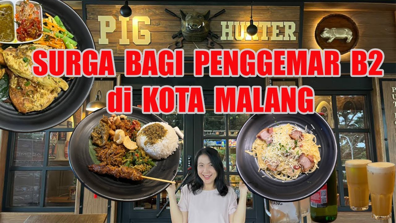 PIG HUNTER ELPICO MALL MALANG SURGA BAGI PENGGEMAR BABI DI KOTA MALANG || MENU SERBA B2 TERLENGKAP