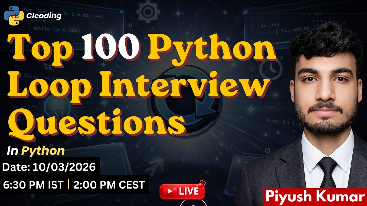 Top 100 Python Loop Interview Questions
