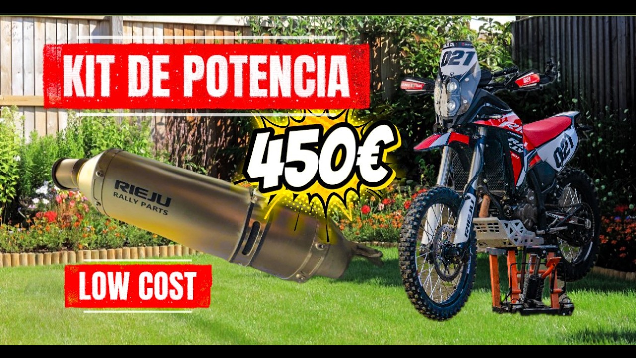 🔥 KIT de POTENCIA LOW COST para RIEJU 307 Rally | Mitad de precio 💰 misma potencia ⚡